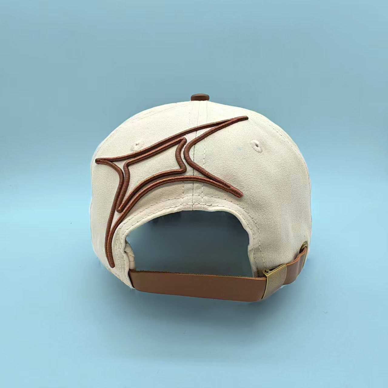 001 RENÉ Leather Suede Cap