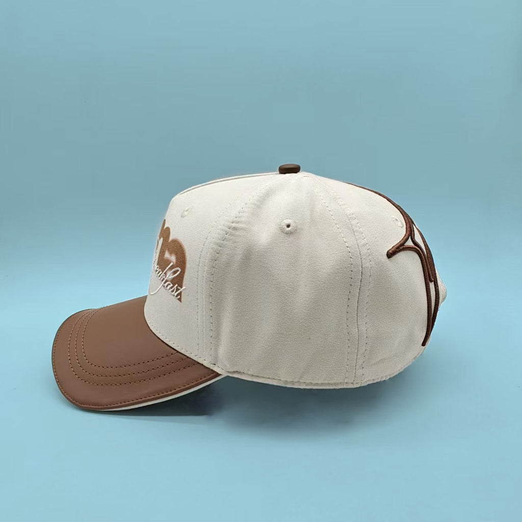 001 RENÉ Leather Suede Cap